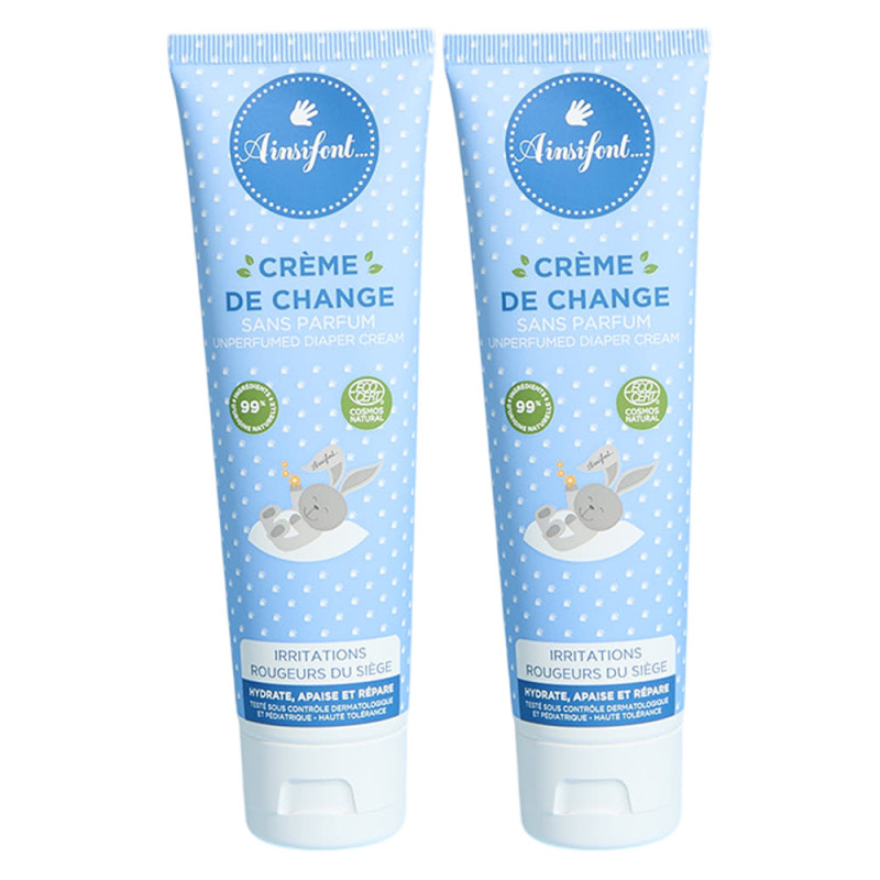 Ainsifont Crème de Change bébé lot de 2x100ml