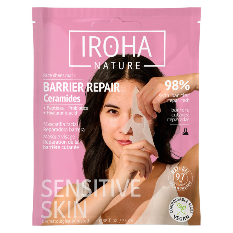 Iroha Nature Masque réparateur barrière aux céramides 25ml