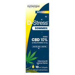 Synergia D-Stress Sommeil huile CBD 10% 10ml