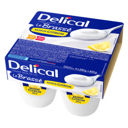 Delical Dessert Lacté HP HC Le Brassé saveur Citron 4x200gr