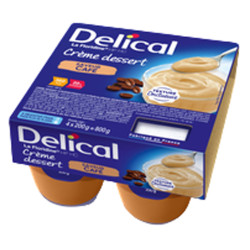 Delical La Floridine HP HC Crème dessert saveur Café 4x200gr