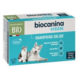Biocanina Shampoing solide bio chiens et chats 100gr
