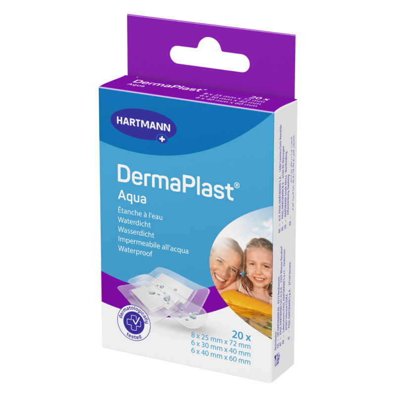 Hartmann DermaPlast Aqua Pansement 20 unités Hartmann DermaPlast Aqua Pansement 20 unités