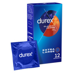 Durex Classic Jeans XL 12 préservatifs