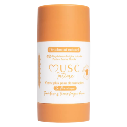 Musc Intime Déodorant naturel Amber Flower - La précieuse 50gr