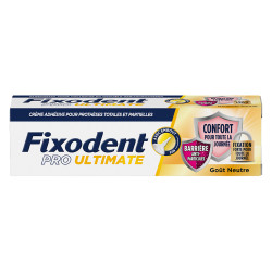 Fixodent Pro Ultimate Crème adhésive goût neutre 40gr
