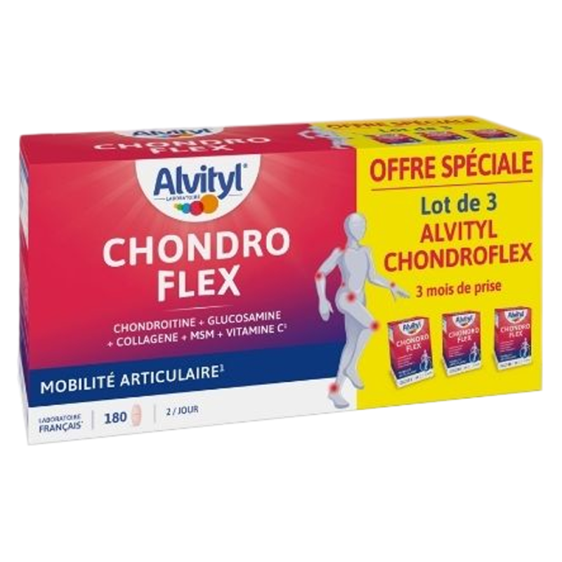 Alvityl Chondro Flex lot de 3 x 60 comprimés