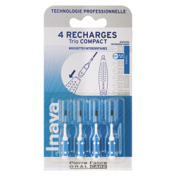 Inava Trio Compact Brossettes interdentaires Bleue 4 recharges