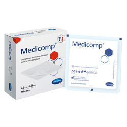 Hartmann Medicomp Compresses Stériles 7,5 x 7,5 cm 2x10 pièces