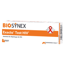Biosynex Exacto Autotest VIH Dépistage sida
