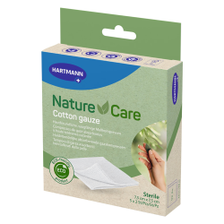 Hartmann Nature Care compresses de gaze 7,5x7,5cm 5 x 2 pièces
