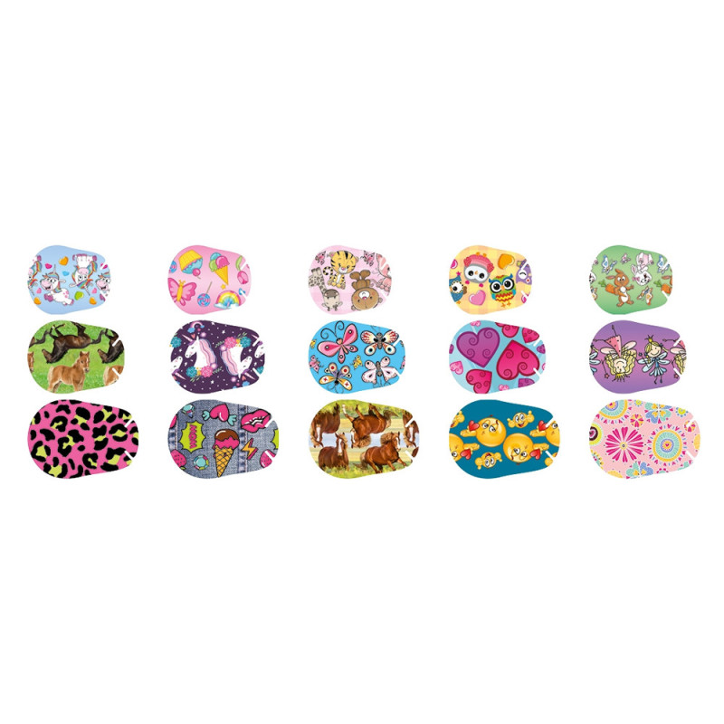 3M Opticlude Silicone Girl maxi 5,7 x 8 cm 50 pansements 3M Opticlude Silicone Girl maxi 5,7 x 8 cm 50 pansements