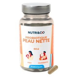 Nutri&Co Probiotique peau nette 60 gélules