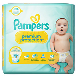 Pampers Premium Protection Couches taille 1 de 2-5kg - 24 pièces