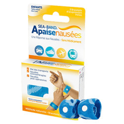 Sea-Band Apaisenausées Bracelet enfants bleu 2 unités