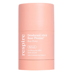 Respire Déodorant stick rose pivoine 50gr