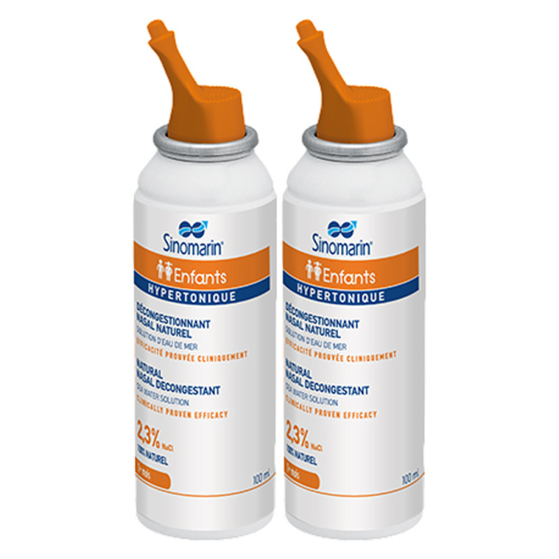 Sinomarin Enfants Spray nez hypertonique lot de 2x100ml Sinomarin Enfants Spray nez hypertonique lot de 2x100ml