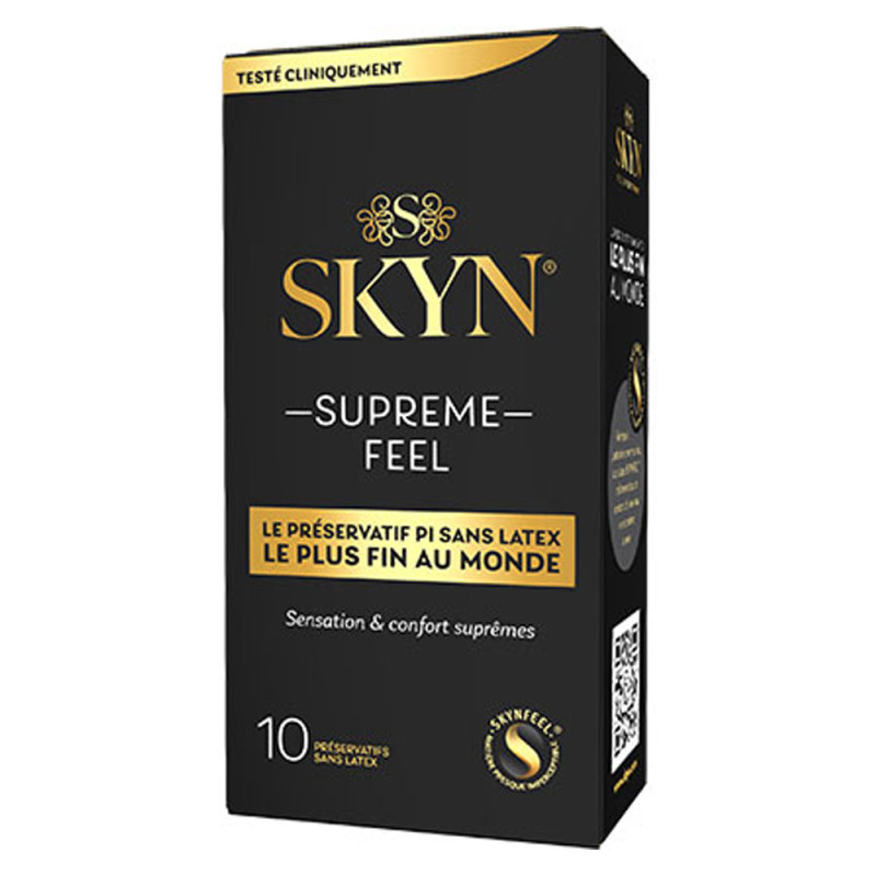 Skyn Supreme Feel 10 préservatifs sans latex Skyn Supreme Feel 10 préservatifs sans latex