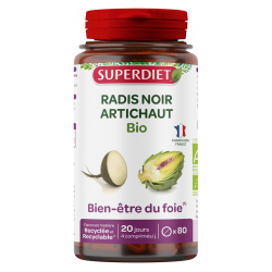 Superdiet Radis Noir Artichaut 80 comprimés