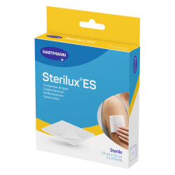 Hartmann Sterilux ES Compresses de gaze 7.5 cm x 7.5 cm 2 pièces