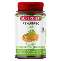 Superdiet Fenugrec bio 40 gélules