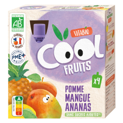 Vitabio Cool Fruits pomme mangue ananas 90gr