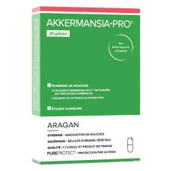 Aragan Akkermansia Pro 20 gélules
