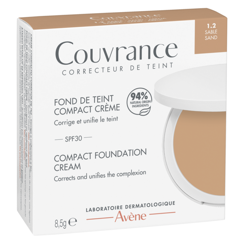 Avène Fond de Teint Compact Crème SPF30 - 1.2 Sable 8.5gr Avène Fond de Teint Compact Crème SPF30 - 1.2 Sable 8.5gr
