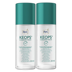 ROC Keops Déodorant Roll-on 0% aluminium lot de 2x30ml