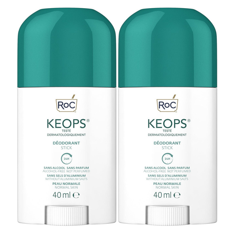 ROC Keops Déodorant Stick lot de 2x40ml ROC Keops Déodorant Stick lot de 2x40ml