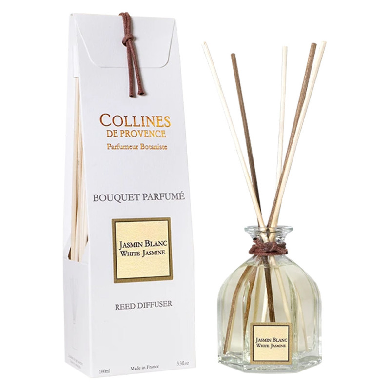 Collines de Provence Bouquet parfumé Jasmin Blanc 100ml Collines de Provence Bouquet parfumé Jasmin Blanc 100ml