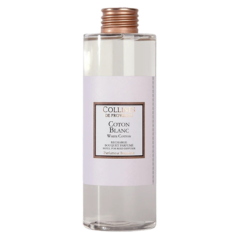 Collines de Provence Recharge Bouquet parfumé Coton Blanc 200ml Collines de Provence Recharge Bouquet parfumé Coton Blanc 200ml