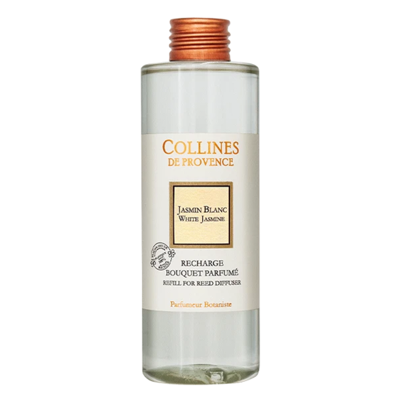 Collines de Provence Recharge Bouquet parfumé Jasmin blanc 200ml Collines de Provence Recharge Bouquet parfumé Jasmin blanc 200ml