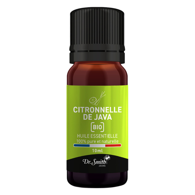 Dr Smith Huile Essentielle Citronnelle bio 10ml Dr Smith Huile Essentielle Citronnelle bio 10ml
