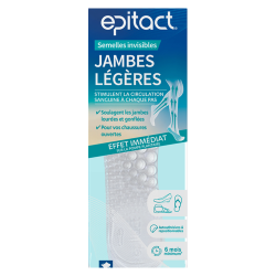 Epitact Semelles invisibles jambes légères 36/38