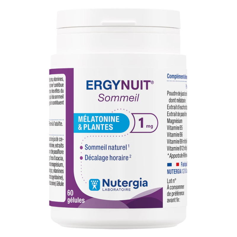 Nutergia Ergynuit Sommeil 60 gélules Nutergia Ergynuit Sommeil 60 gélules