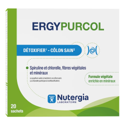Nutergia Ergypurcol Détoxifier - Côlon sain 20 sachets