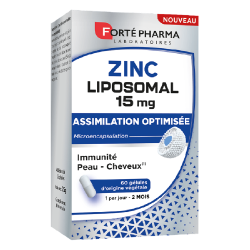 Forté Pharma Zinc Liposomal 15 mg 60 gélules végétales