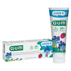 GUM Junior 6+ Gel dentifrice lot de 2 x 50ml