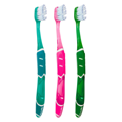 GUM Pro 525 lot de 3 brosses à dents souples