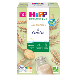 HiPP 5 Céréales dès 6 mois bio 250gr