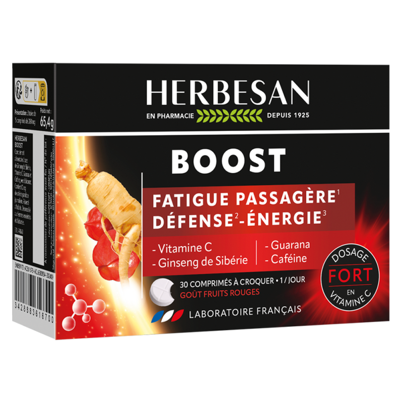 Herbesan Boost 30 comprimés à croquer Herbesan Boost 30 comprimés à croquer