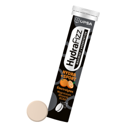 Upsa Hydrafizz Hydra +sport orange 16 comprimés effervescents