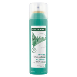 Klorane Purifiant Shampooing sec à l'ortie & vitamine E 150ml