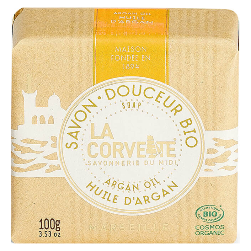 La Corvette Savon Douceur bio Huile d'Argan 100gr La Corvette Savon Douceur bio Huile d'Argan 100gr