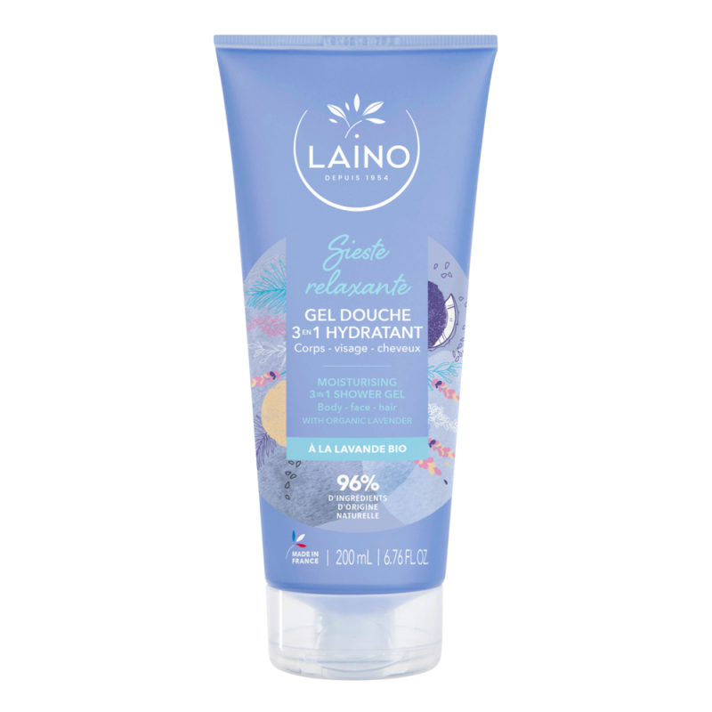 Laino Sieste relaxante Gel douche à la lavande bio 200ml