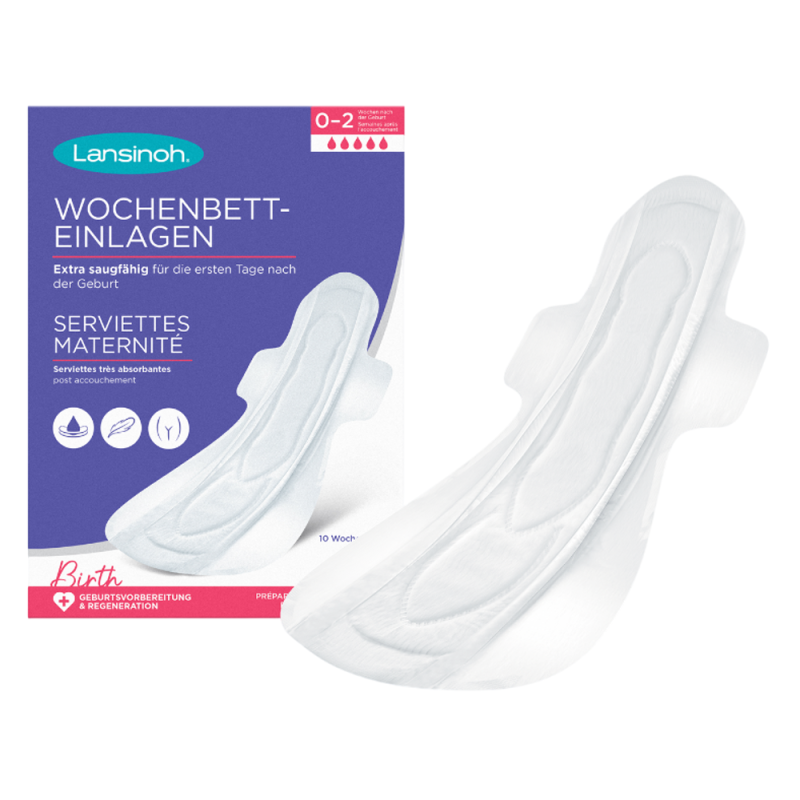 Lansinoh 10 Serviettes Maternité 0-2 semaines Lansinoh 10 Serviettes Maternité 0-2 semaines