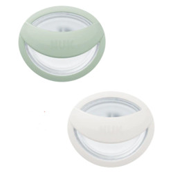 NUK MommyFeel Sucette en silicone 0-6 mois menthe 2 pièces