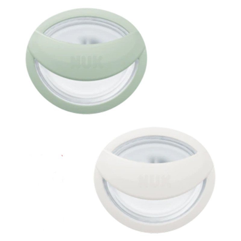 NUK MommyFeel Sucette en silicone 0-6 mois menthe 2 pièces NUK MommyFeel Sucette en silicone 0-6 mois menthe 2 pièces