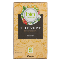 Vitavea BioNutrisanté Thé vert Minceur saveur exotique 20 sachets